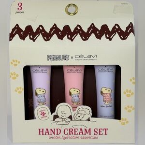 Peanuts X Celavi Limited Edition Winter Hydration Hand Cream Set